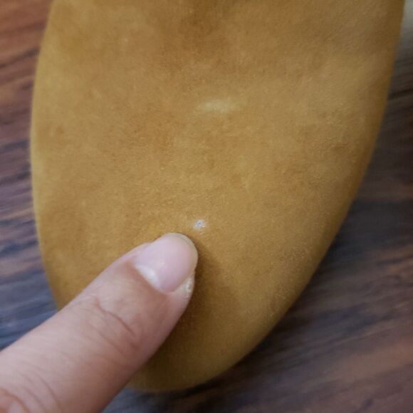 Jimmy Choo Tan Suede Chic Stiletto Heel Ankle Boot Size 38.5 - Picture 5 of 15